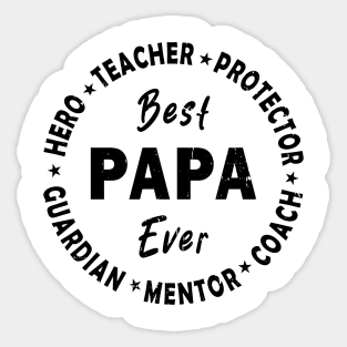 Best Papa Ever Sticker